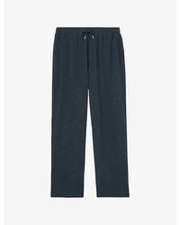 Reiss - Carver Plissé Woven Trousers - Lyst