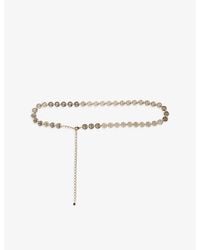 Claudie Pierlot - Brand-Medallion Chain Belt - Lyst