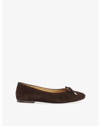 Dune - Hali Suede Ballet Flats - Lyst