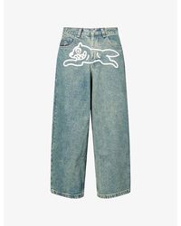 ICECREAM - Running Dog Triple Scoop Wide-Leg Denim Jeans - Lyst