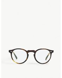 Oliver Peoples - Gregory Peck Round-frame Glasses - Lyst