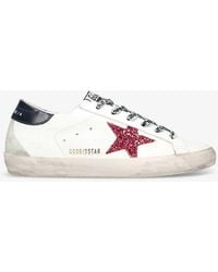 Golden Goose - Superstar 11492 Star-applique Low-top Leather Trainers - Lyst