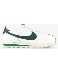 Nike - Cortez Retro-branding Leather Low-top Trainers 9. - Lyst