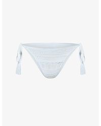 Devon Windsor - Vallie Knitted Bikini Bottoms - Lyst
