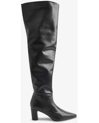 Whistles - Inessa Heeled Leather Over-the-knee Boots - Lyst