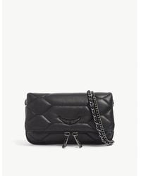 Zadig & Voltaire - Rock Nano Leather Cross-body Bag - Lyst