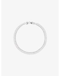 Astrid & Miyu - Illusion Double Chain-Plated Brass Bracelet - Lyst