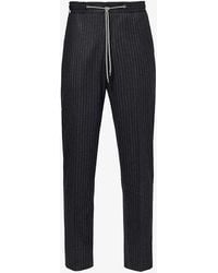 Corneliani - Regular-fit Straight-leg Mid-rise Wool Trousers - Lyst