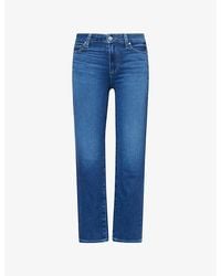 PAIGE - Cindy Ankle Slim-Leg Denim Jeans - Lyst