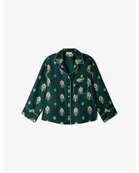 Sandro - Paisley Relaxed-Fit Woven Shirt - Lyst