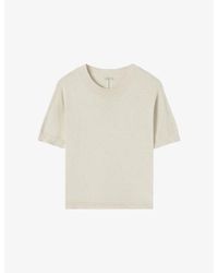 JOSEPH - Jana Round-Neck Relaxed-Fit Silk Top - Lyst