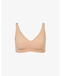 Sloggi - Zero Feel 2.0 Stretch-Woven Bralette - Lyst