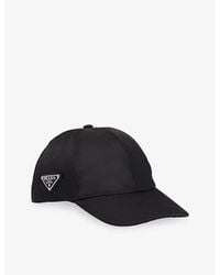 Prada - Logo-Plaque Nylon Baseball Cap - Lyst
