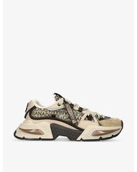Dolce & Gabbana - Airmaster Suede, Leather And Shell Low-top Trainers - Lyst