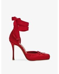 Steve Madden - Larina Satin Heels - Lyst