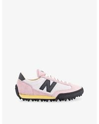 New Balance - Gator Run Suede And Mesh Trainers - Lyst