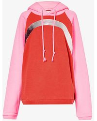ERL - Rainbow Metallic-pattern Relaxed-fit Cotton Hoody - Lyst