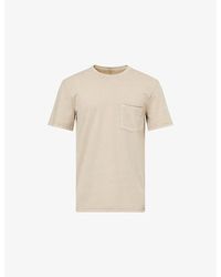 PAIGE - Ramirez Patch-Pocket Cotton T-Shirt - Lyst
