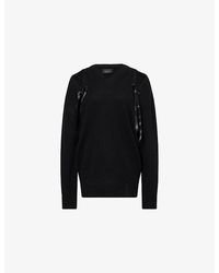 Simone Rocha - Bow Cut-Out Cashmere Jumper - Lyst