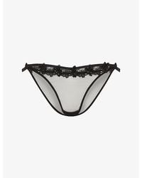 Agent Provocateur - Floss Tulle Brazilian Briefs - Lyst