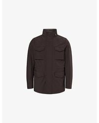 Oscar Jacobson - M65 High-Neck Woven Field Jacket - Lyst