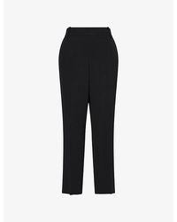 Vince - Mid-Rise Tapered-Leg Stretch-Woven Trousers - Lyst