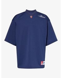 Willy Chavarria - Chavarria Embroidered Sport Jersey T-Shirt - Lyst