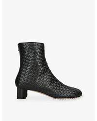 Bottega Veneta - Cherry Kitten 40 Leather Ankle Boots - Lyst