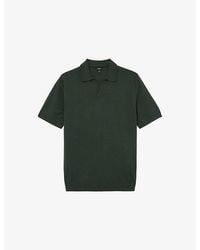 Reiss - Duchie Short-Sleeved Wool Polo Shirt - Lyst