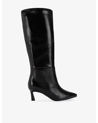 Steve Madden - Lavan Leather Heeled Knee-High Boots - Lyst