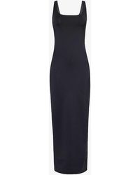 GOOD AMERICAN - Modern Square-neck Stretch-woven Maxi Dress - Lyst