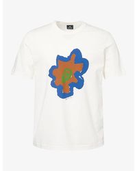 Paul Smith - Graphic-Print Cotton T-Shirt - Lyst