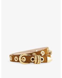 DEHANCHE - Revenge Ring Suede Belt - Lyst