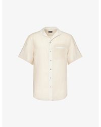 Giorgio Armani - Slip-pocket Semi-sheer Woven Shirt - Lyst