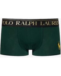 Polo Ralph Lauren - Branded-waistband Stretch-cotton Trunks Xx - Lyst