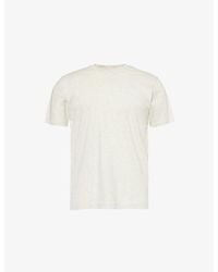 Sunspel - Crewneck Short-Sleeve Cotton-Jersey T-Shirt - Lyst