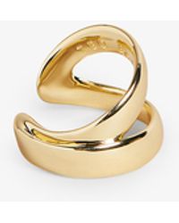 Ted Baker Tbj3091 Islara Infinity-chain Gold-tone Plated Brass Ring - Metallic