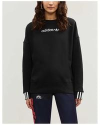 adidas originals coeeze super crop sweatshirt