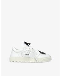 Off-White c/o Virgil Abloh - 3.0 Off-Court Low-Top Leather Trainers - Lyst