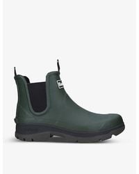 Barbour - Nimbus Logo-Branded Rubber Ankle Boots - Lyst