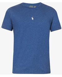 Polo Ralph Lauren - Logo-embroidered Custom Slim-fit Cotton-jersey T-shirt X - Lyst