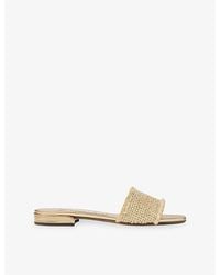 Jimmy Choo - Joa Frayed Woven Sandals - Lyst