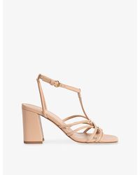 LK Bennett - Noelle Leather Heeled Sandals - Lyst