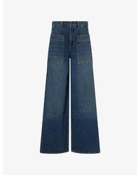 ME+EM - Super Wide-Leg Denim Jeans - Lyst