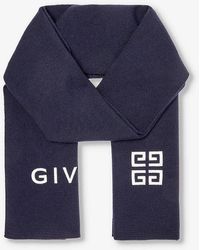 Givenchy - 4g Brand-logo Wool Scarf - Lyst