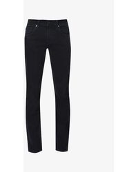 7 For All Mankind - Slimmy Taper Luxe Performance Mid-rise Stretch-denim Jeans - Lyst