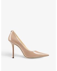 Jimmy Choo - Love 100 Patent-Leather Courts - Lyst