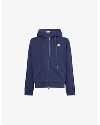 Moncler Genius - Moncler X Gilga Farm By Donald Glover Logo-Patch Cotton-Jersey Zip-Up Hoody - Lyst