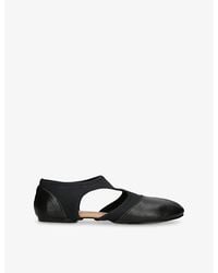Maison Margiela - Tabi Jazz Leather And Woven Loafers - Lyst