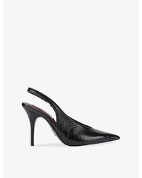 Steve Madden - Amdromeda Leather Sling-Back Courts - Lyst